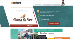 Desktop Screenshot of endepro.com.br