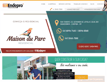 Tablet Screenshot of endepro.com.br
